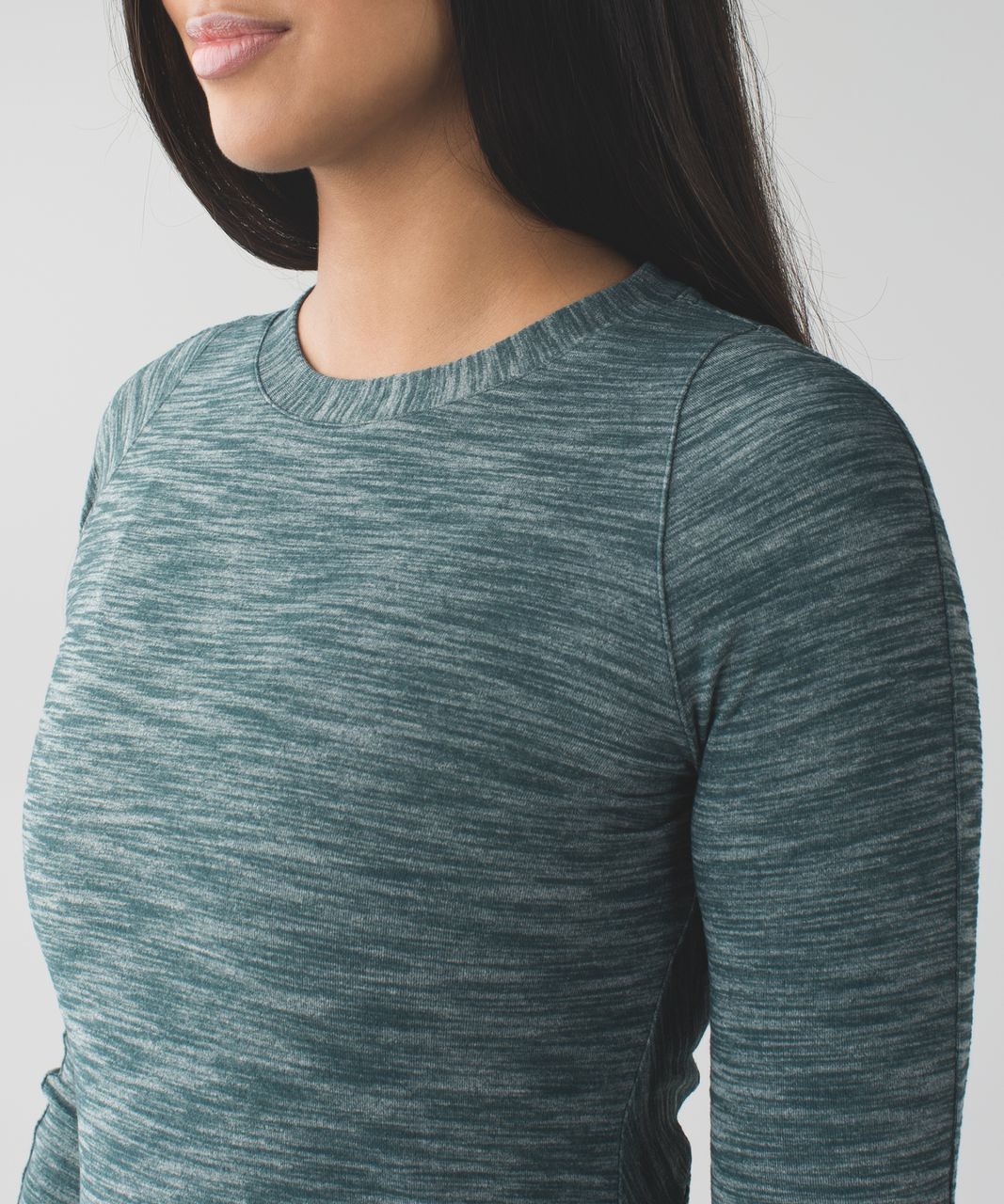 Lululemon &go Where-To Dress *Long Sleeve - Heathered Dark Fuel