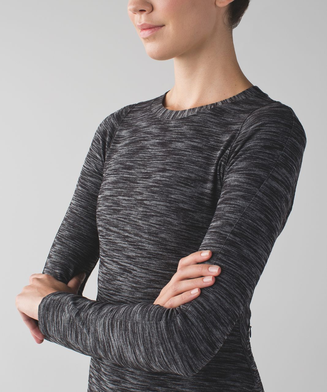 Lululemon &go Where-To Dress *Long Sleeve - Heathered Black