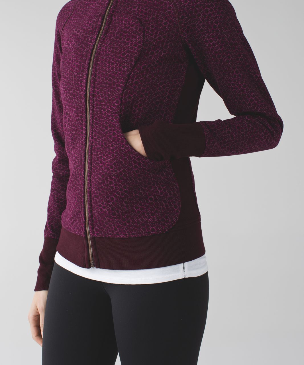 lululemon athletica, Tops, Lululemon Scuba Hoodie Iii In Star Pixel  Raspberry Bordeaux Drama