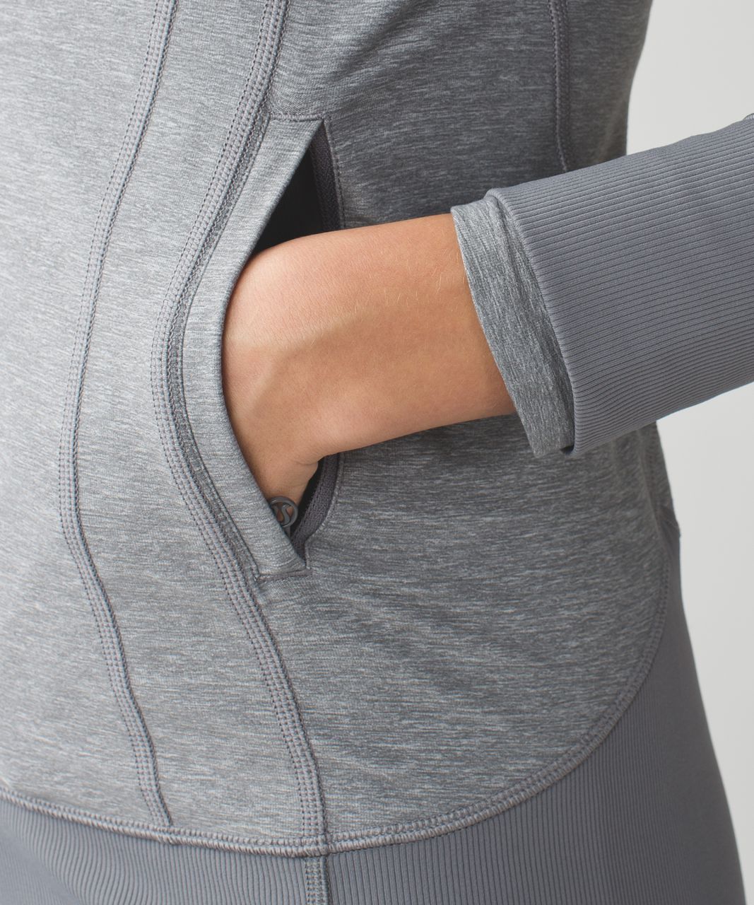 Lululemon Daily Practice Jacket - Heathered Slate / Slate