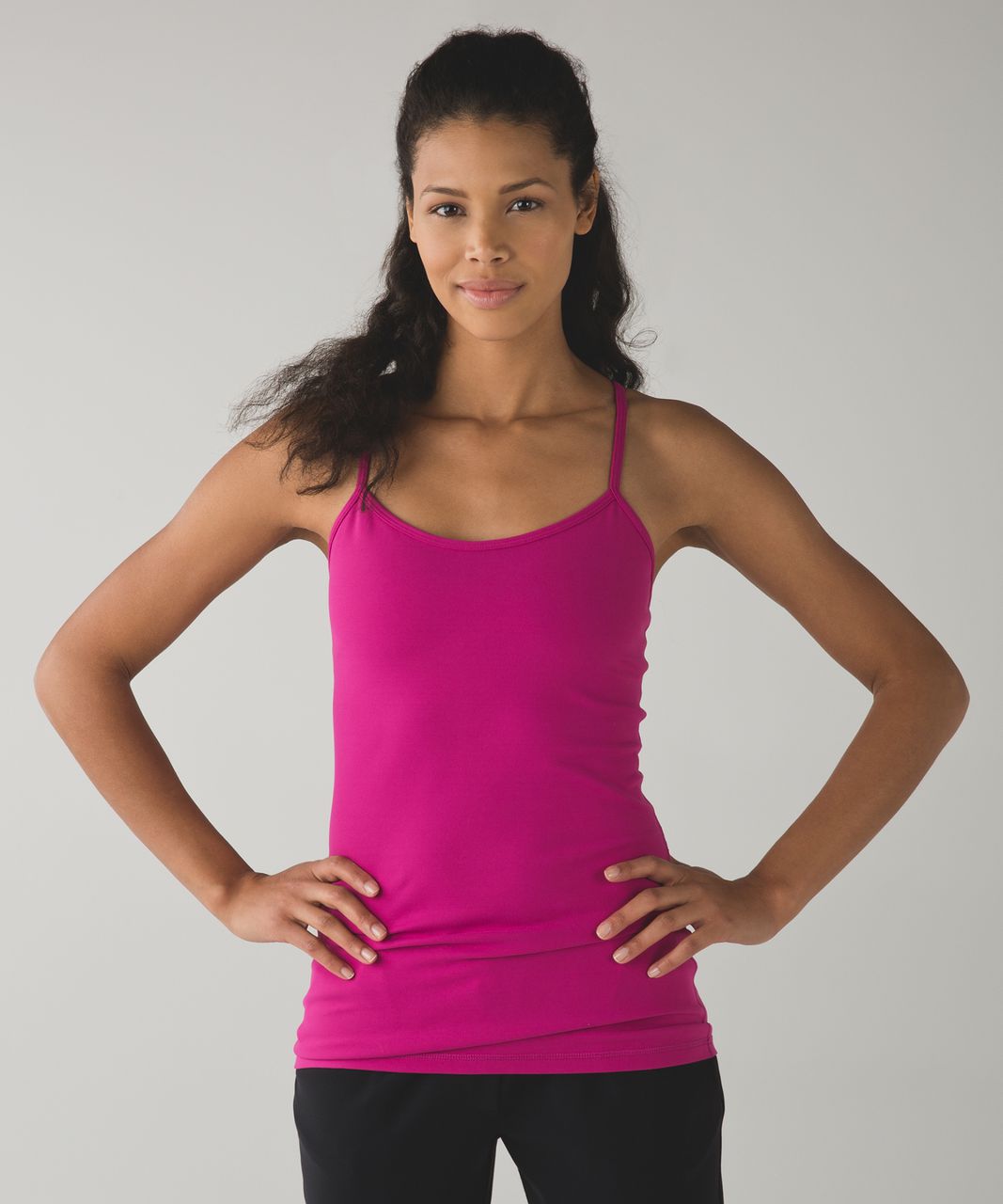 Lululemon Power Y Tank *Luon - Black - lulu fanatics