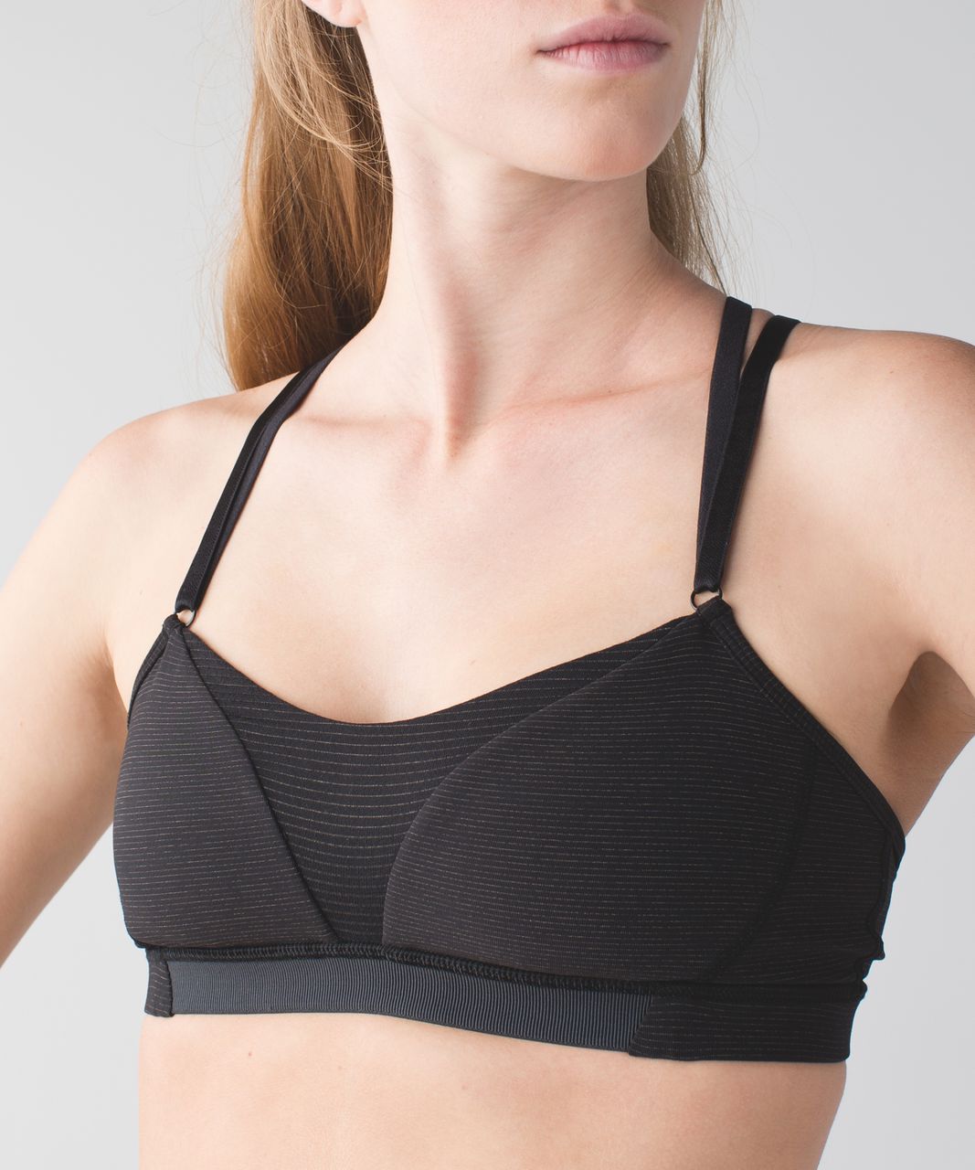 Lululemon Interval Bra *Silver - Black