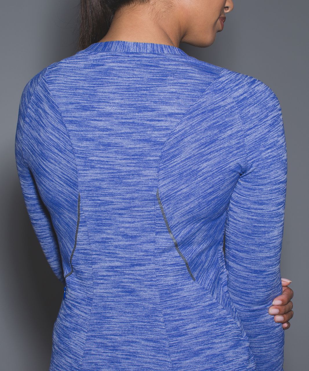 Lululemon &go Where-To Dress *Long Sleeve - Heathered Sapphire Blue