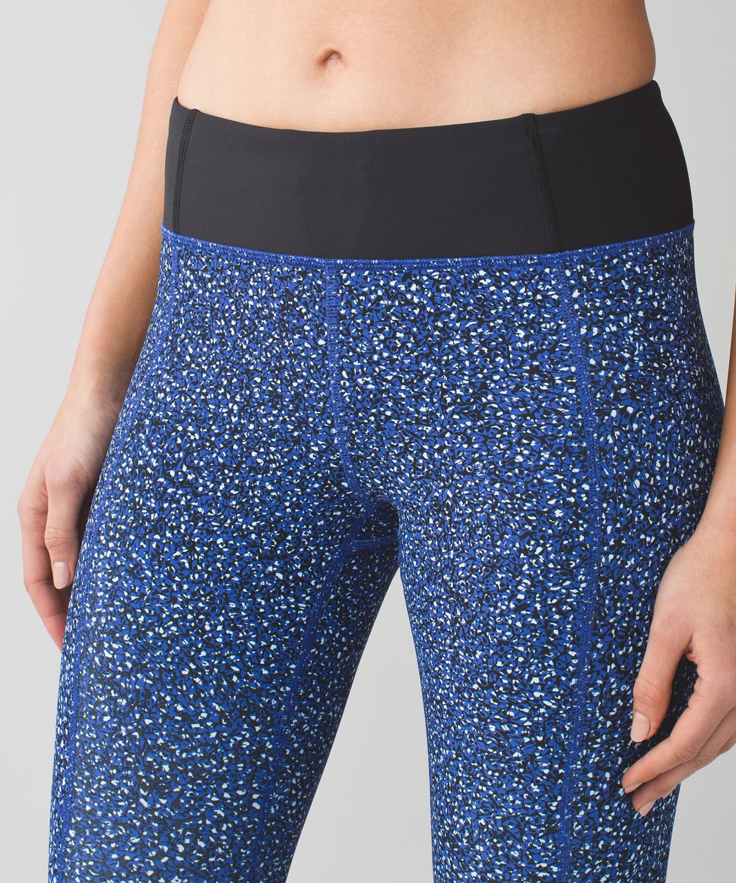 Lululemon Tight Stuff Tight - Simply Shadow Wrap Sapphire Blue Black