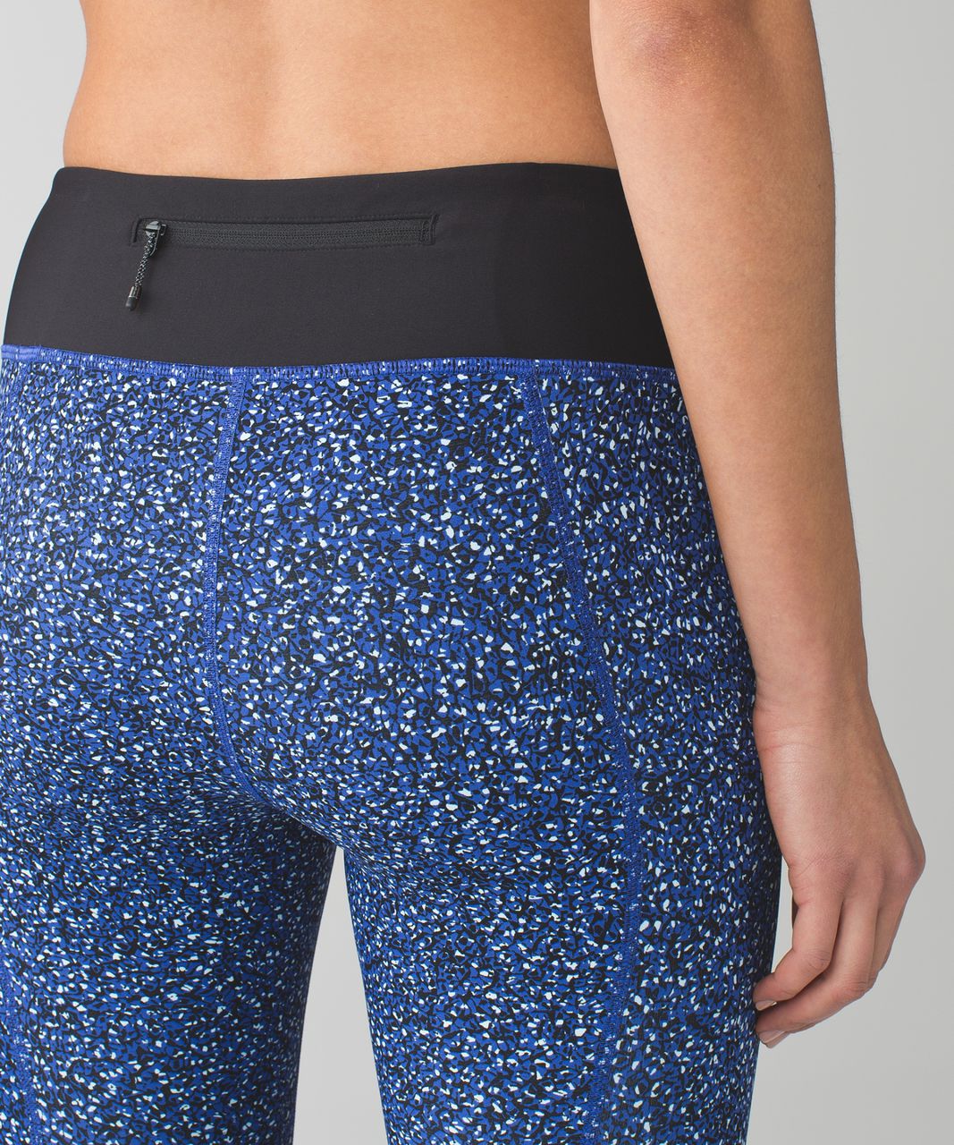 Lululemon Tight Stuff Tight - Simply Shadow Wrap Sapphire Blue Black