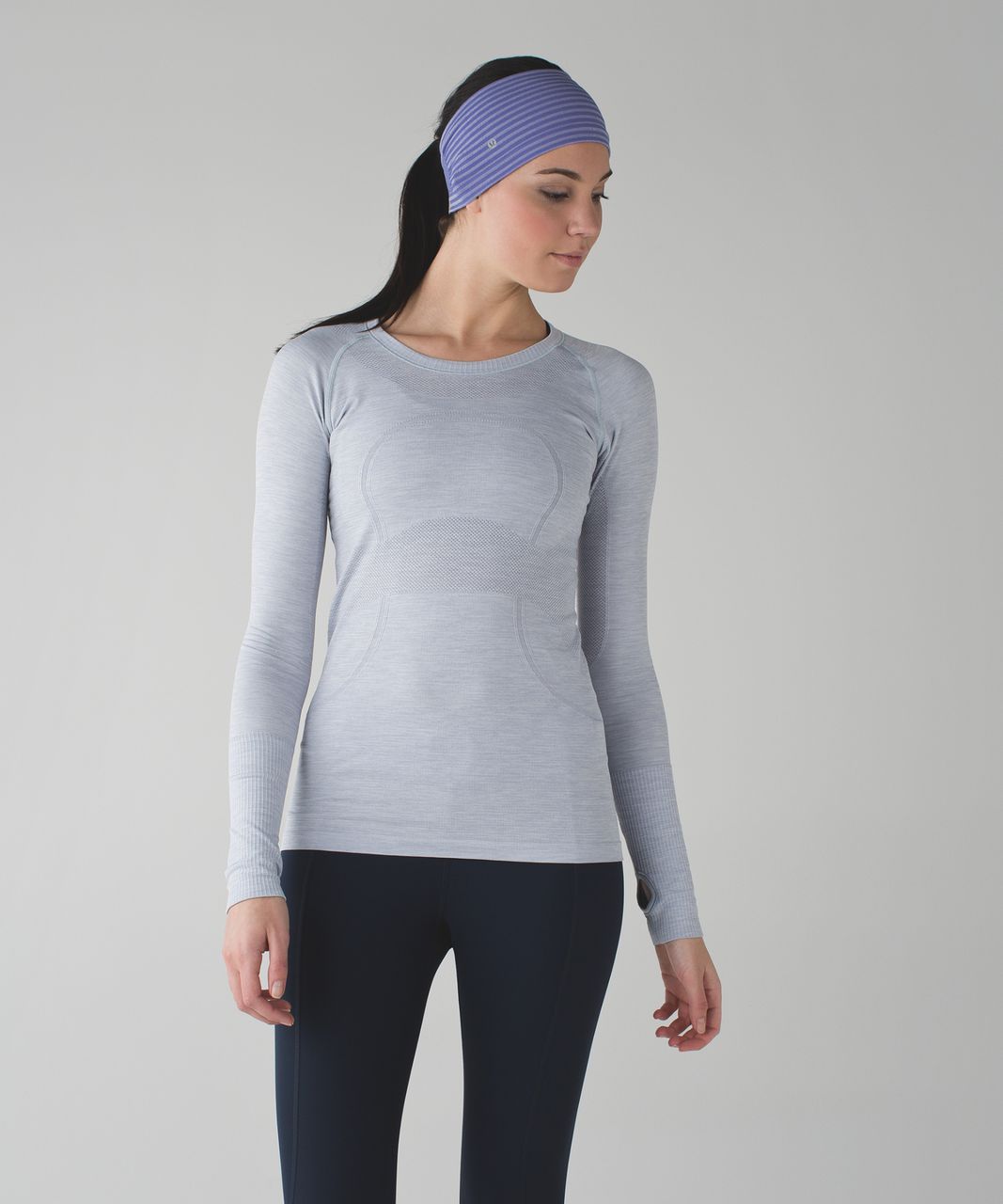 Lululemon Bangs Back Headwrap - Heathered Lullaby