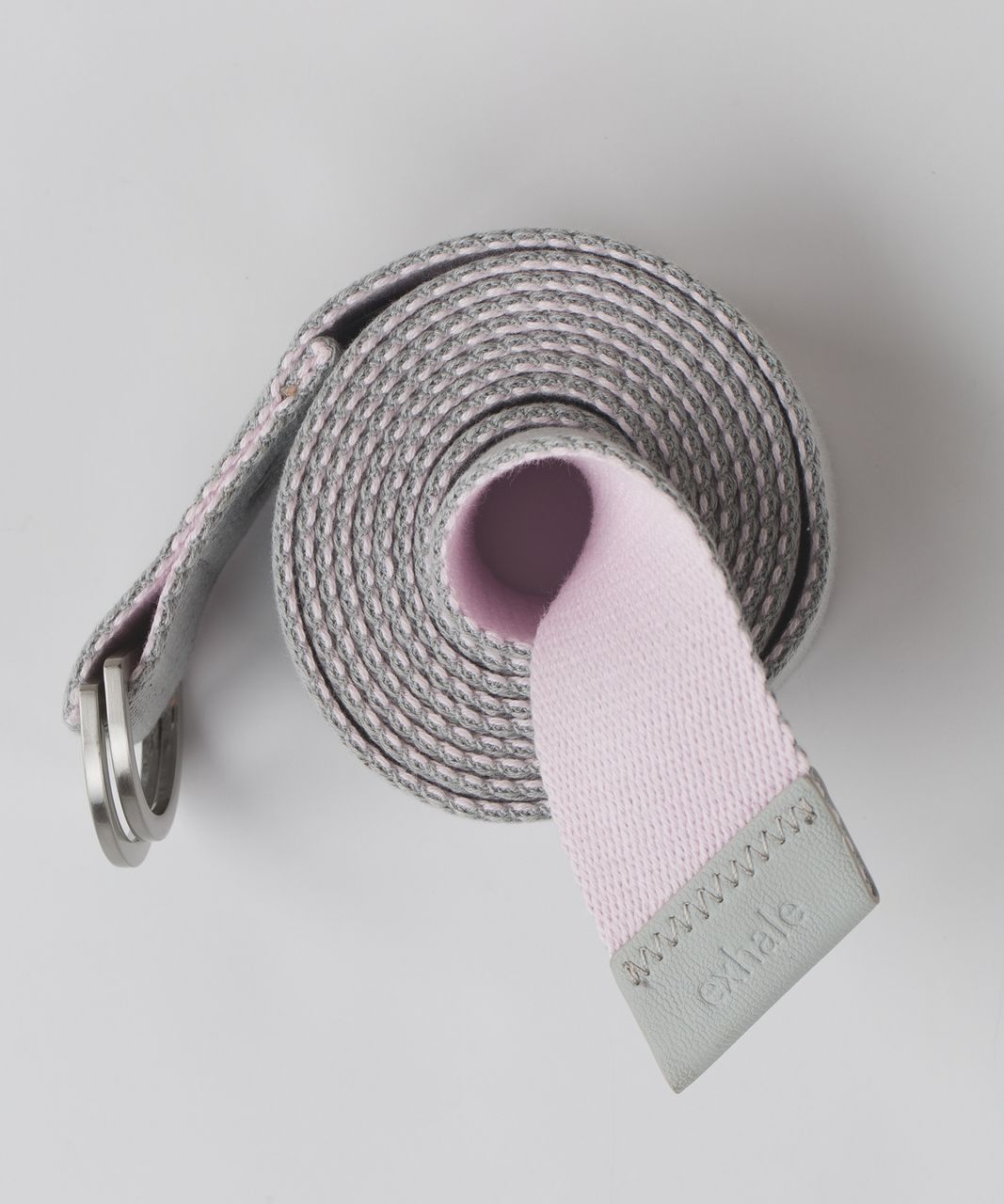 Lululemon No Limits Stretching Strap - Silver Spoon / Powdered Rose