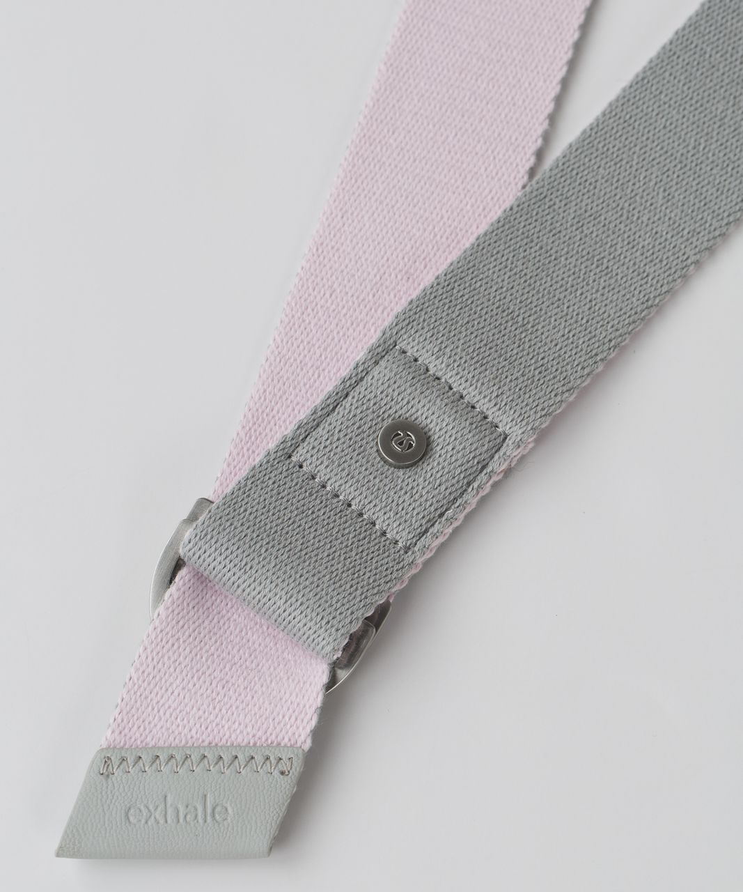 Lululemon No Limits Stretching Strap - Silver Spoon / Powdered Rose