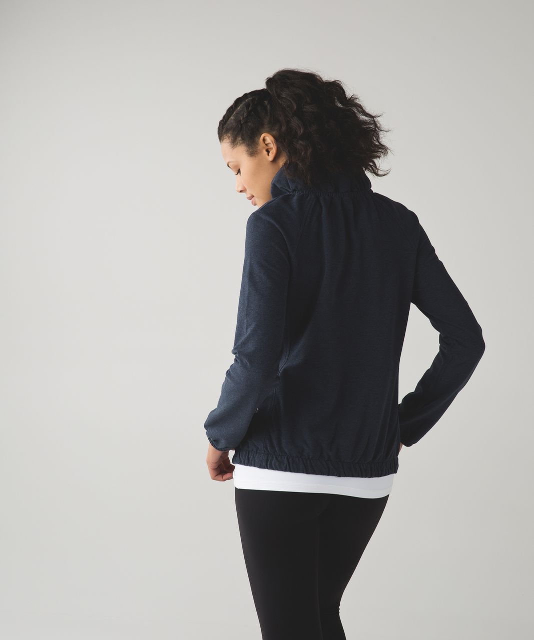 Lululemon After All Pullover - Heathered Naval Blue