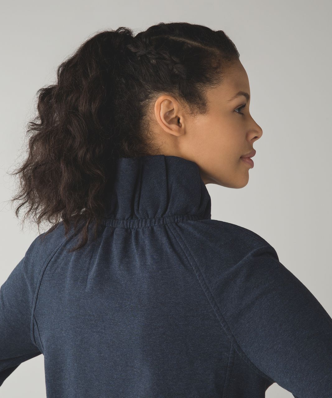 Lululemon After All Pullover - Heathered Naval Blue