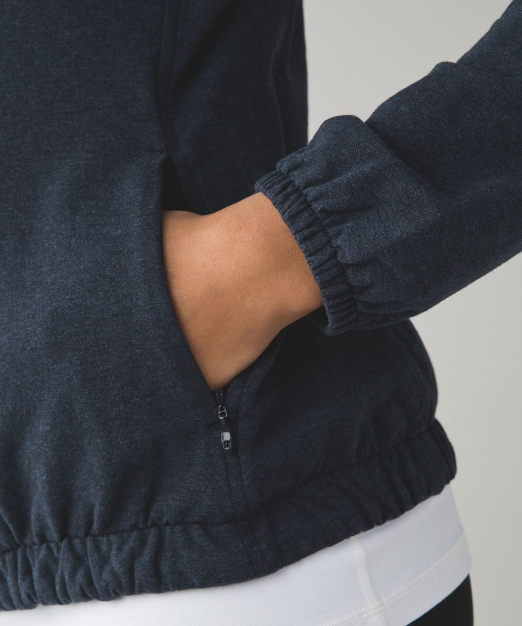 Lululemon After All Pullover - Heathered Naval Blue