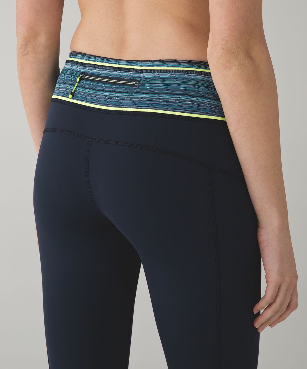 Lululemon Pace Queen Tight *Full-On Luxtreme - Inkwell / Space Dye Twist Naval Blue Peacock Blue