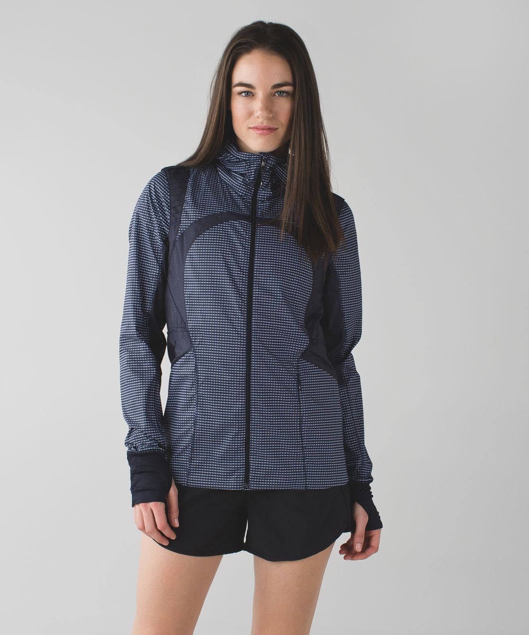 Lululemon Vent It Out Jacket - Double Dot Naval Blue Lullaby / Naval Blue