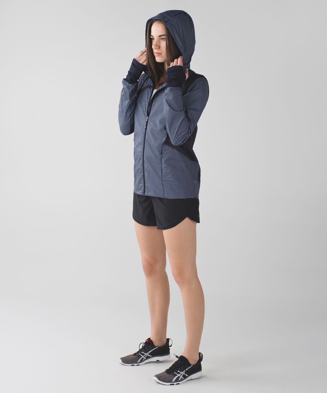 Lululemon Vent It Out Jacket - Double Dot Naval Blue Lullaby / Naval Blue -  lulu fanatics