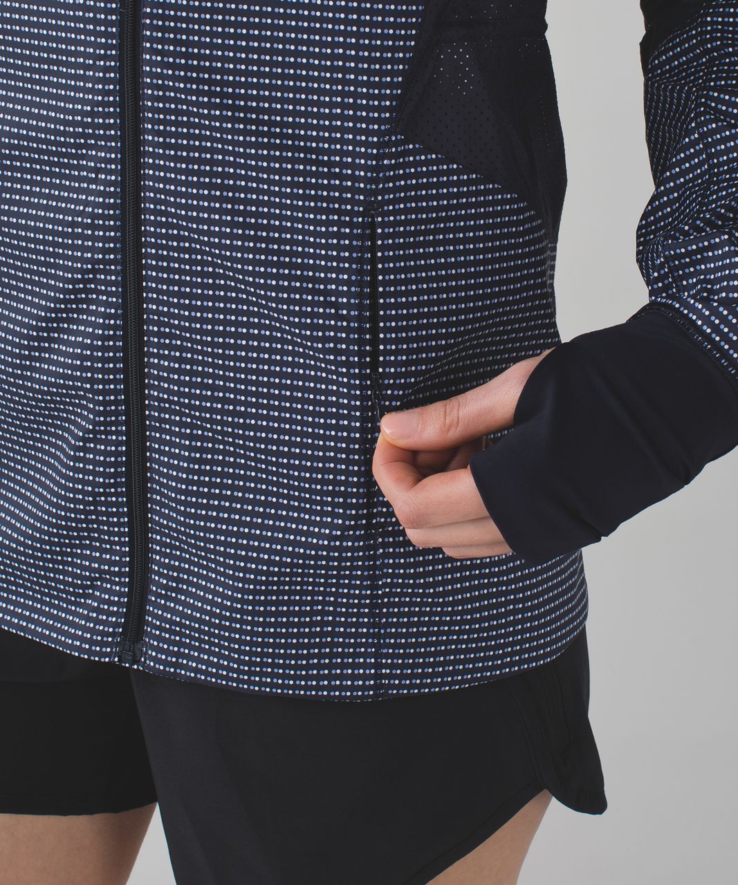 Lululemon Vent It Out Jacket - Double Dot Naval Blue Lullaby / Naval Blue