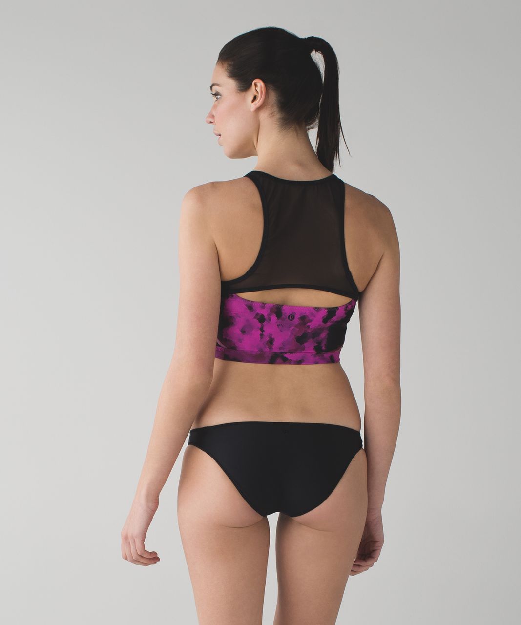 Lululemon Water:  Racer Tankini - Blooming Pixie Multi / Black