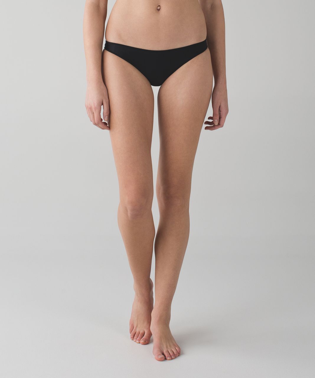 Lululemon Water:  Surf To Sand Bikini Bottom - Black / Blooming Pixie Raspberry Black