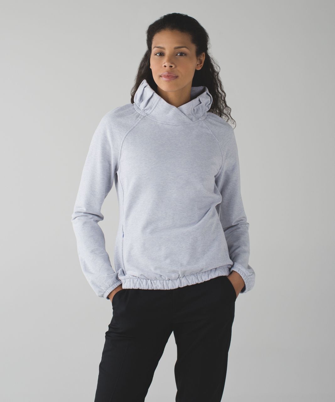 Lululemon After All Pullover - Heathered Cool Breeze
