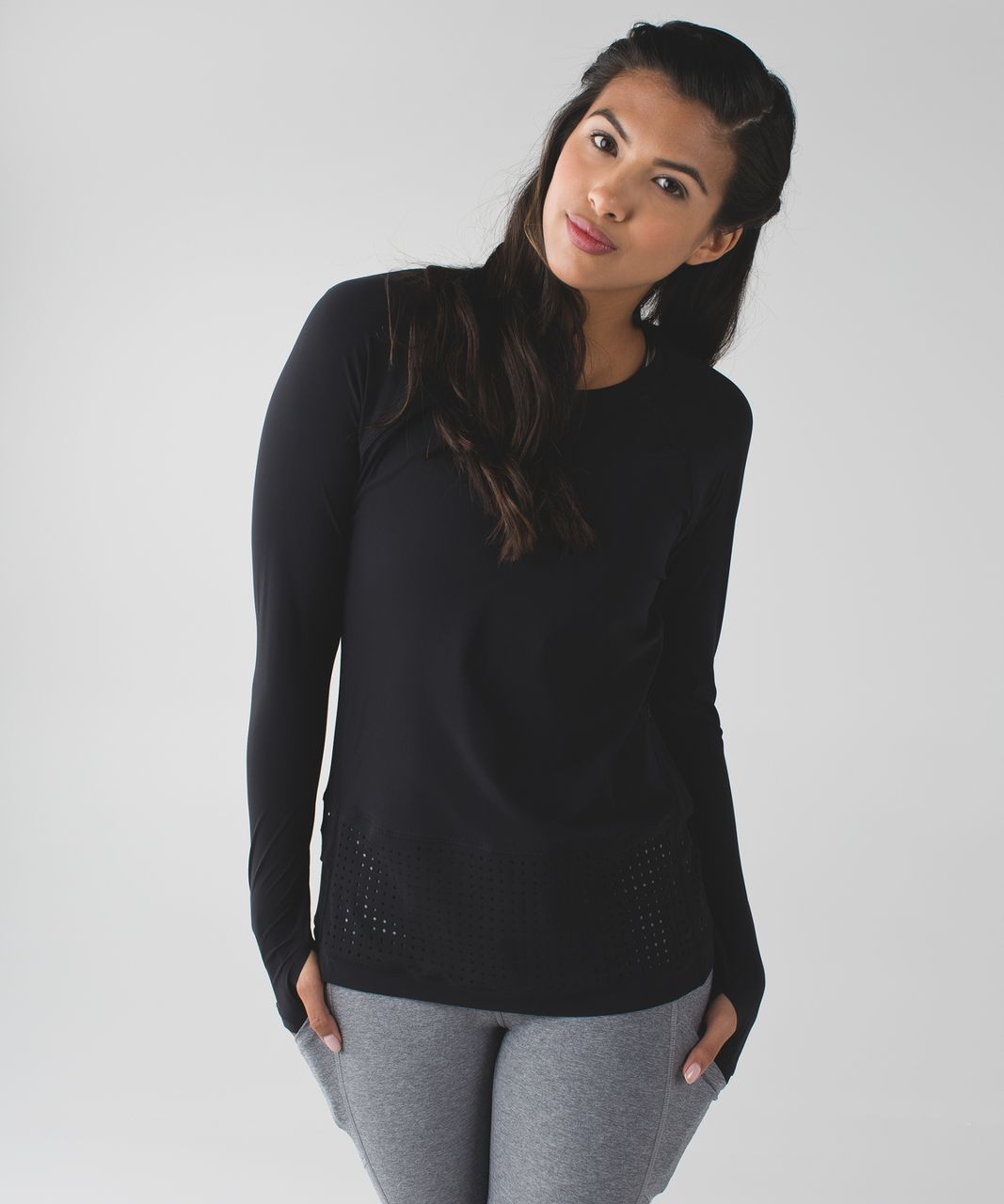 Lululemon Vent It Long Sleeve - Black