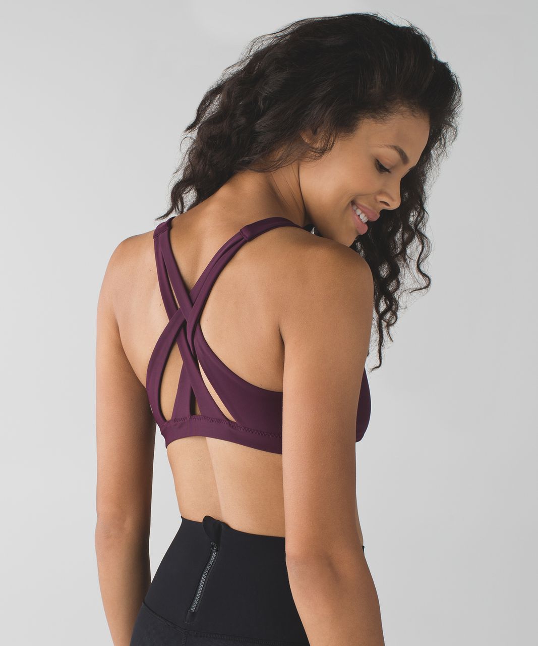 Lululemon Vent It Bra - Plum