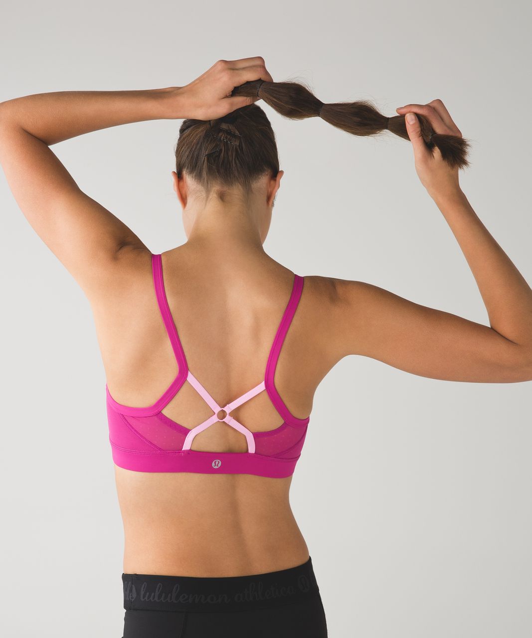 Lululemon Sweaty Endeavor Bra - Raspberry / Vintage Pink