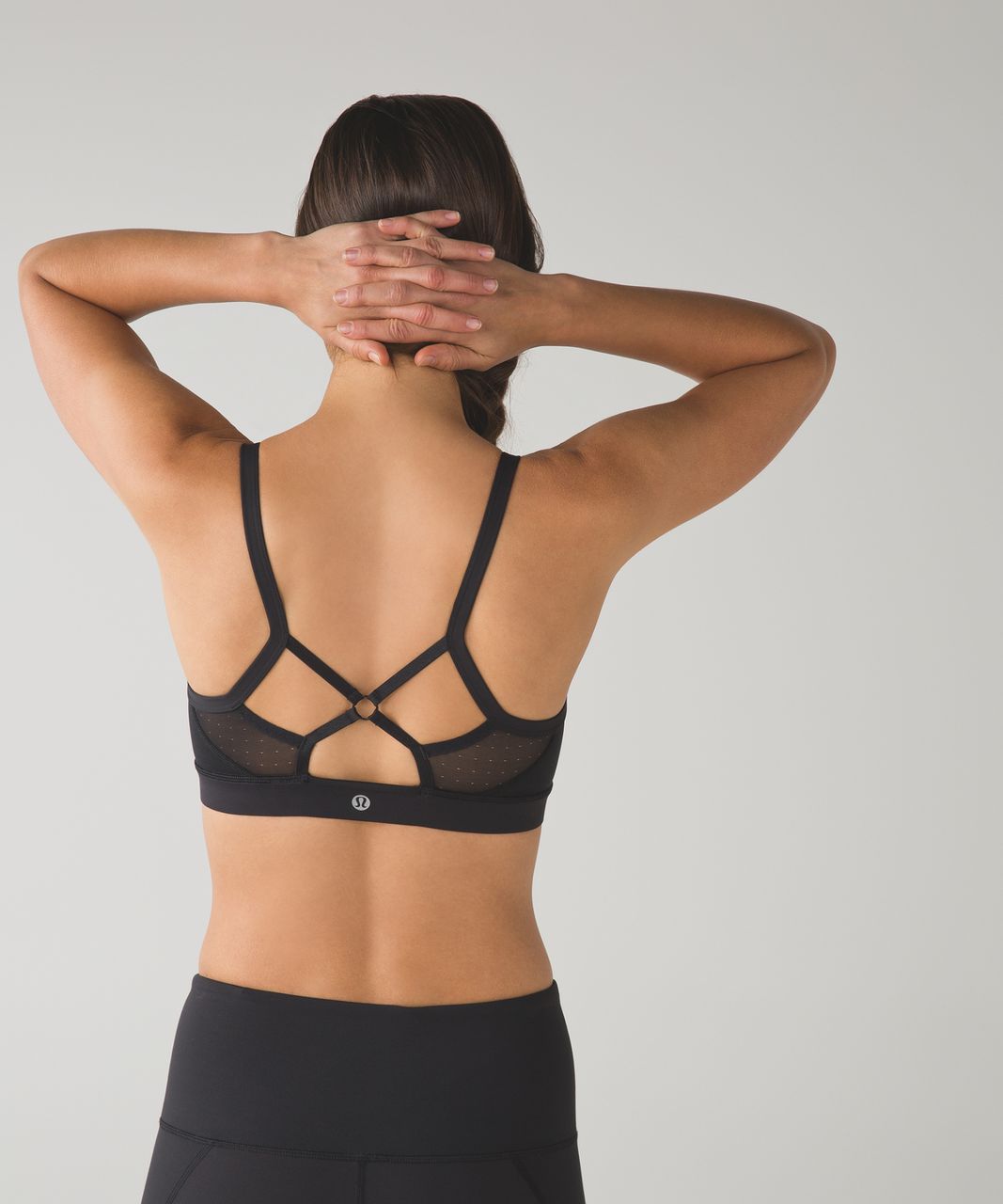 Lululemon Hot 'N Sweaty Bra - Black - lulu fanatics