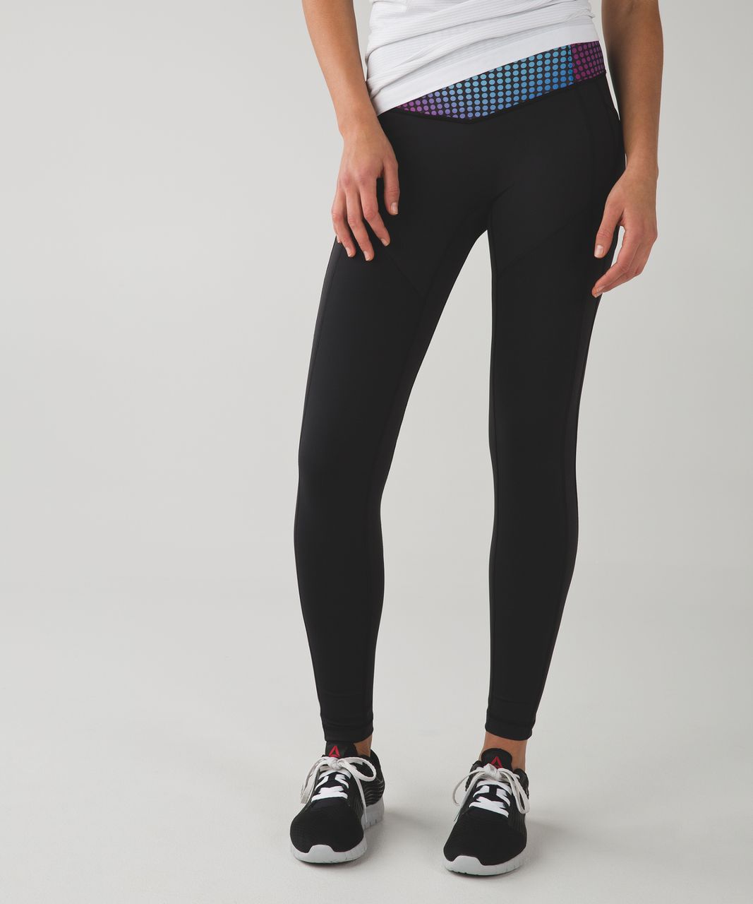 Lululemon All The Right Places Pant - Black / Cosmic Dot White