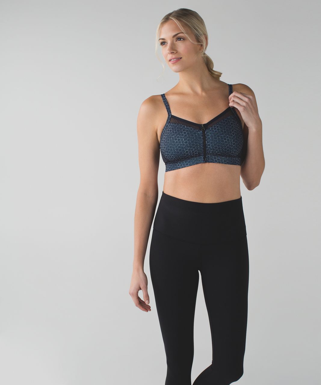 Lululemon Sweaty Endeavor Tight - Blooming Pixie Raspberry Black / Black -  lulu fanatics