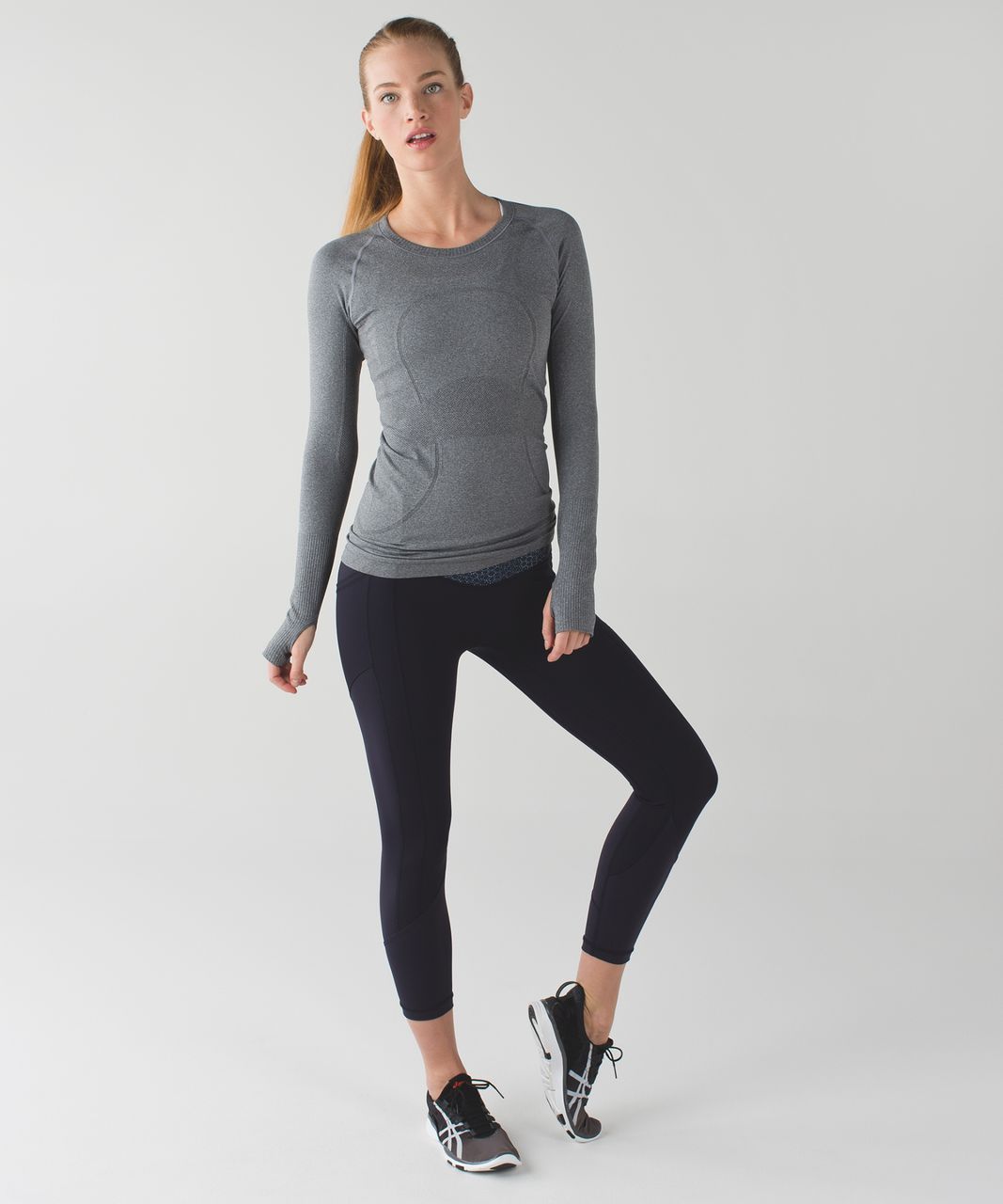 Lululemon All The Right Places Crop - Naval Blue / Star Pixel ...