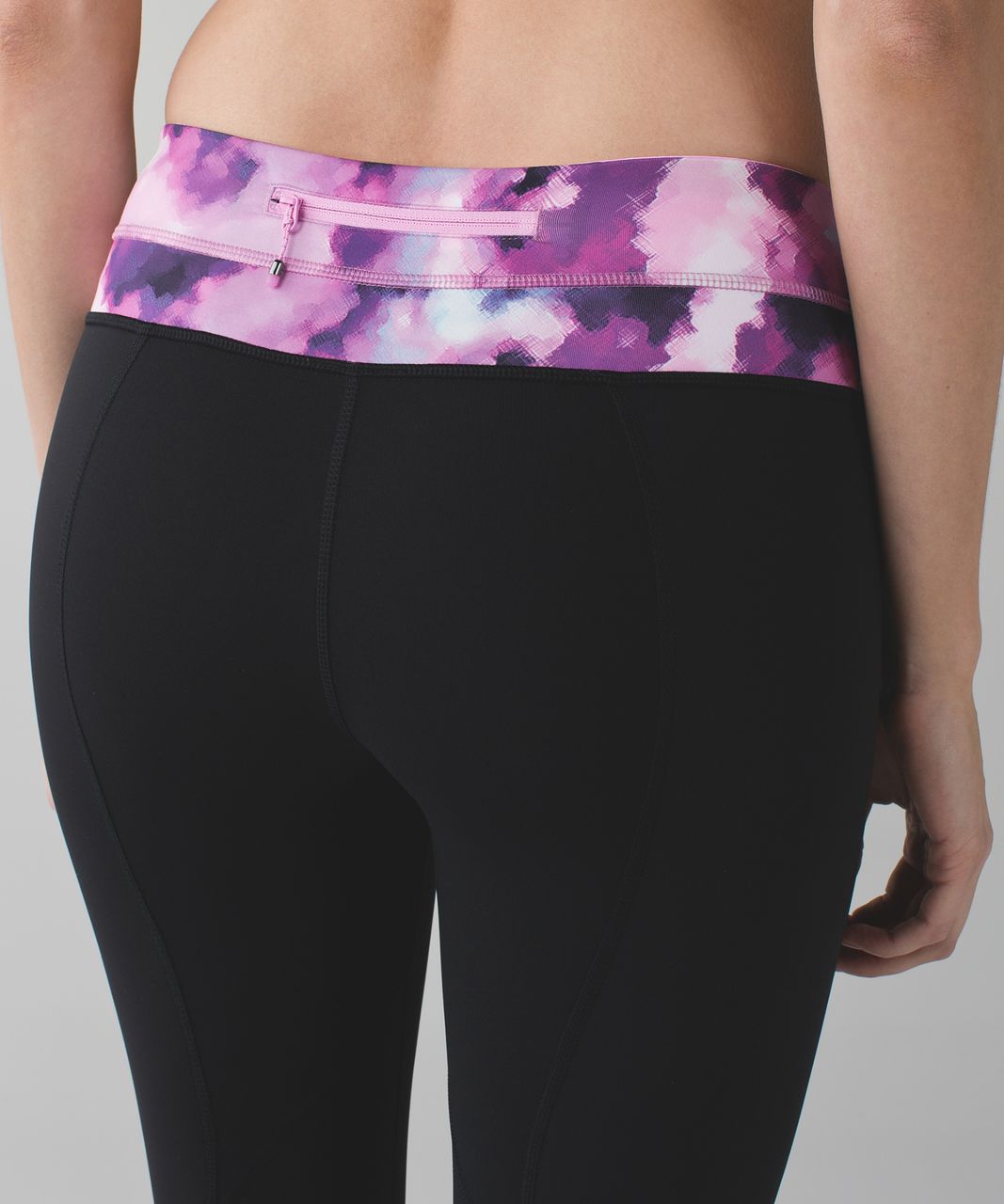 Lululemon Run:  Inspire Crop II *All Luxtreme - Black / Blooming Pixie Multi