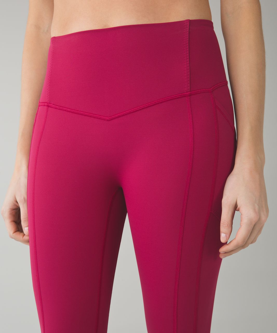 Lululemon All The Right Places Crop - Berry Rumble