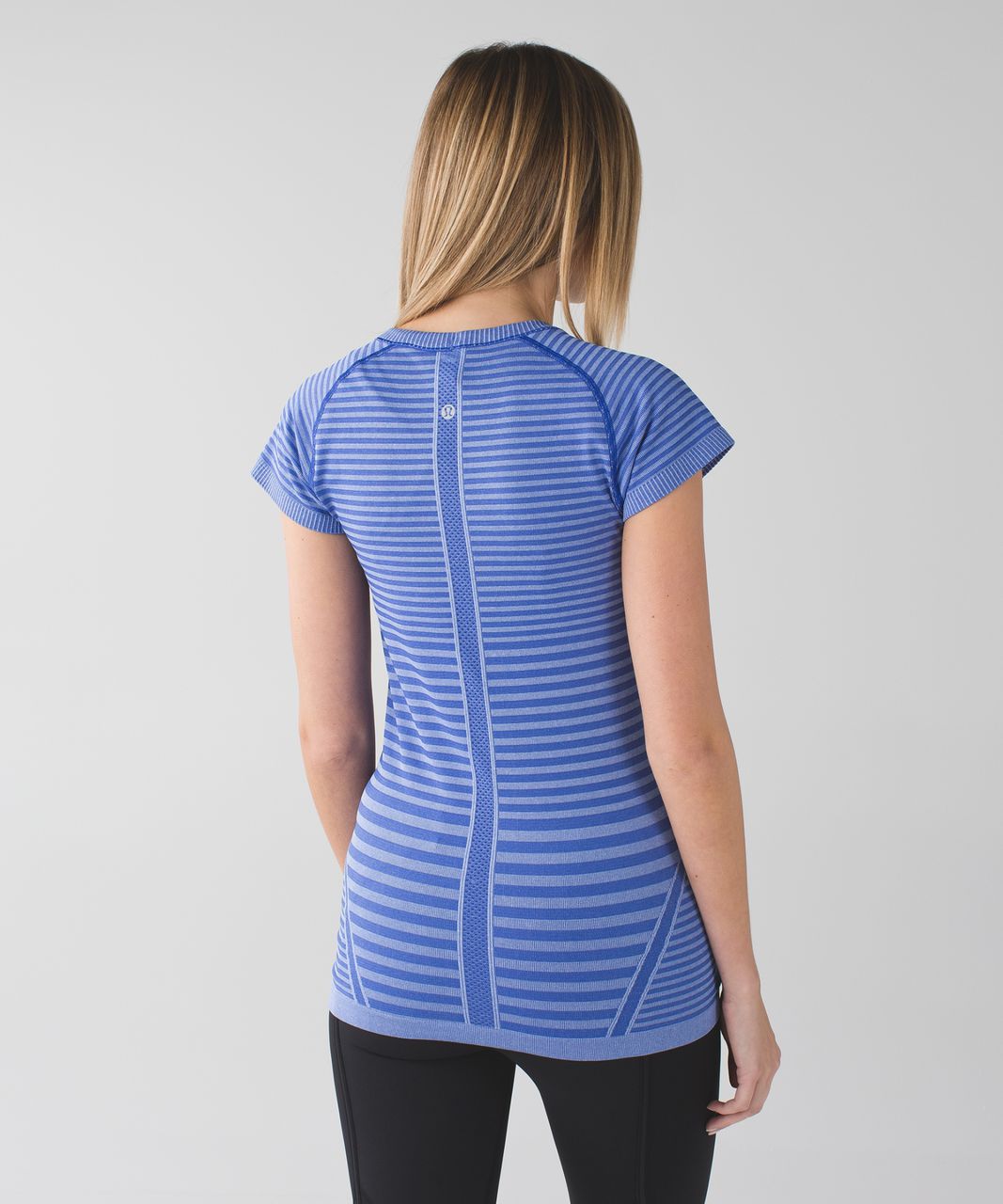 Lululemon Swiftly Tech Short Sleeve Crew - Heathered Sapphire Blue