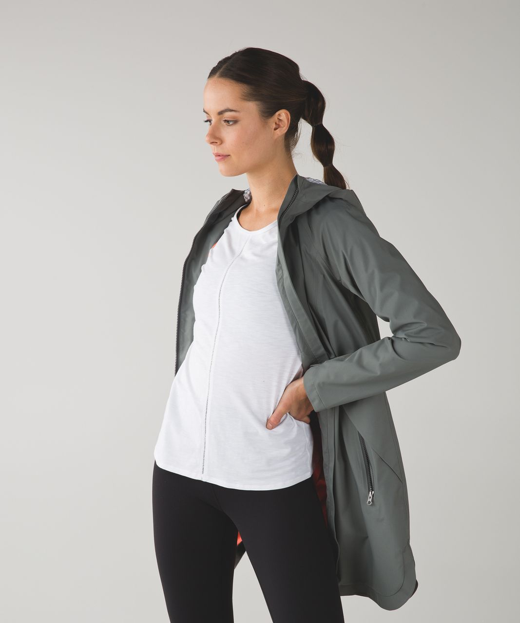 Lululemon Definitely Raining Jacket - Slate