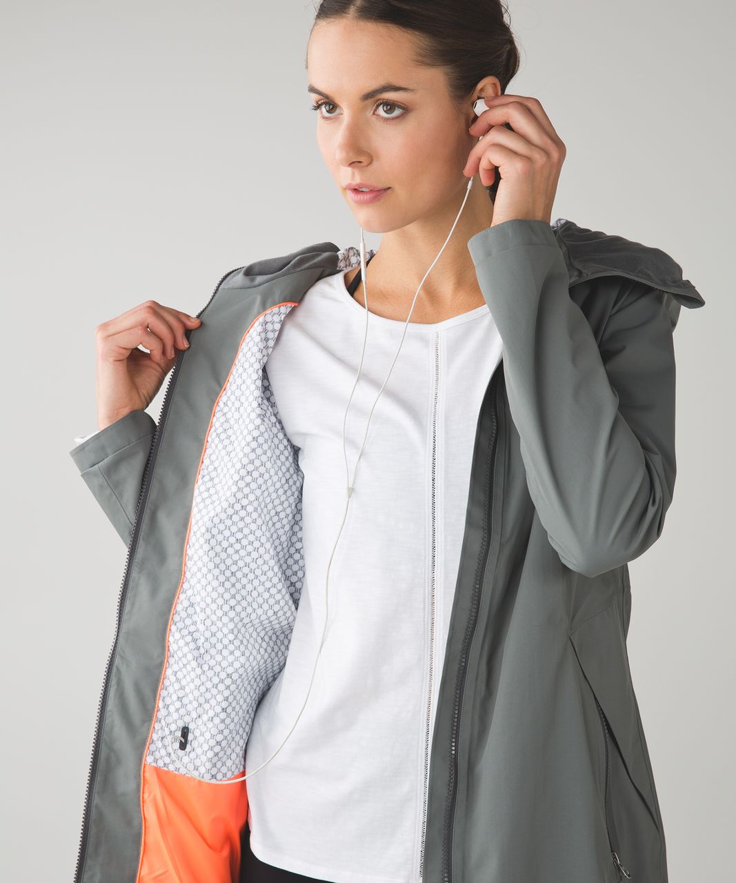 Lululemon Definitely Raining Jacket - Slate