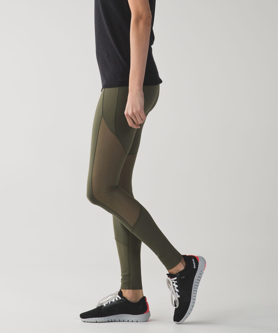 Lululemon Barre Star Pant *Full-On Luon - Fatigue Green