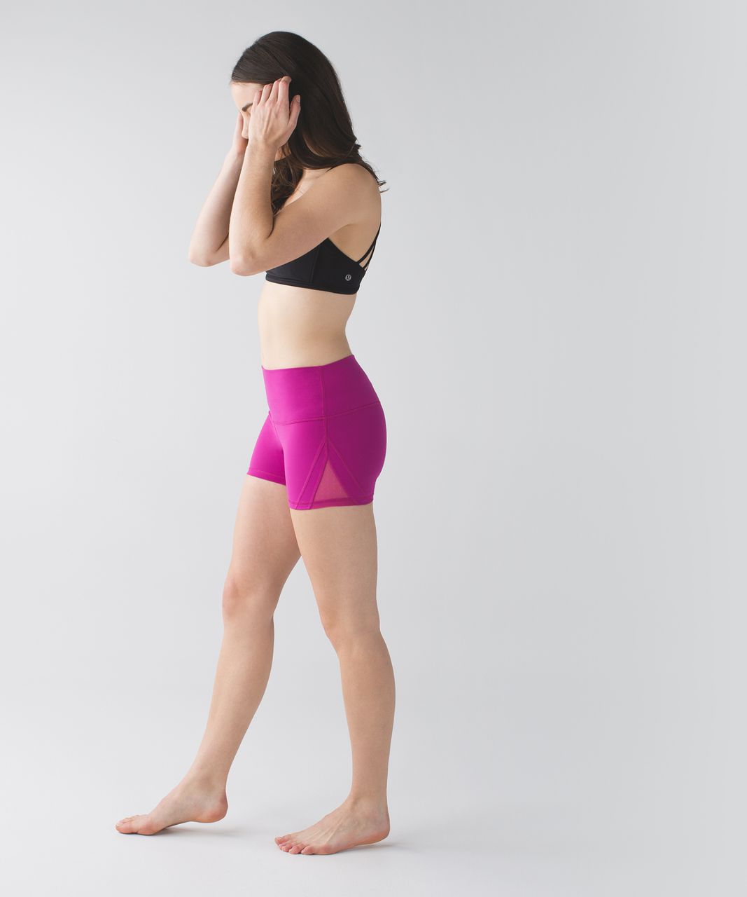 Lululemon Sweaty Endeavor Short *Full-On Luon - Raspberry