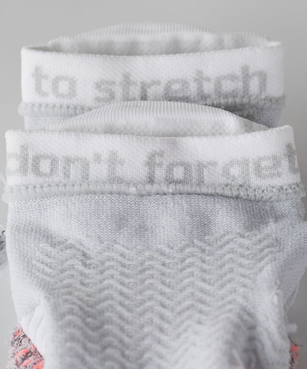 Lululemon Speed Sock - Silver Spoon / Very Light Flare / Dark Slate