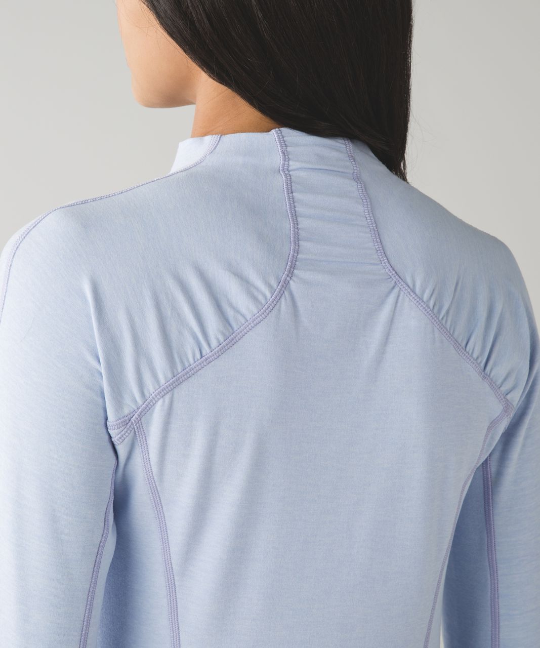 Lululemon Warm It Up Long Sleeve - Heathered Cool Breeze