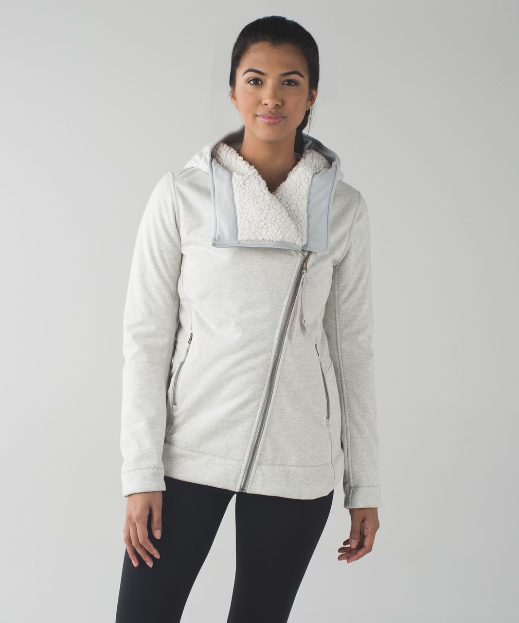 Lululemon Cozy Up Buttercup Jacket - Heathered Silver Spoon