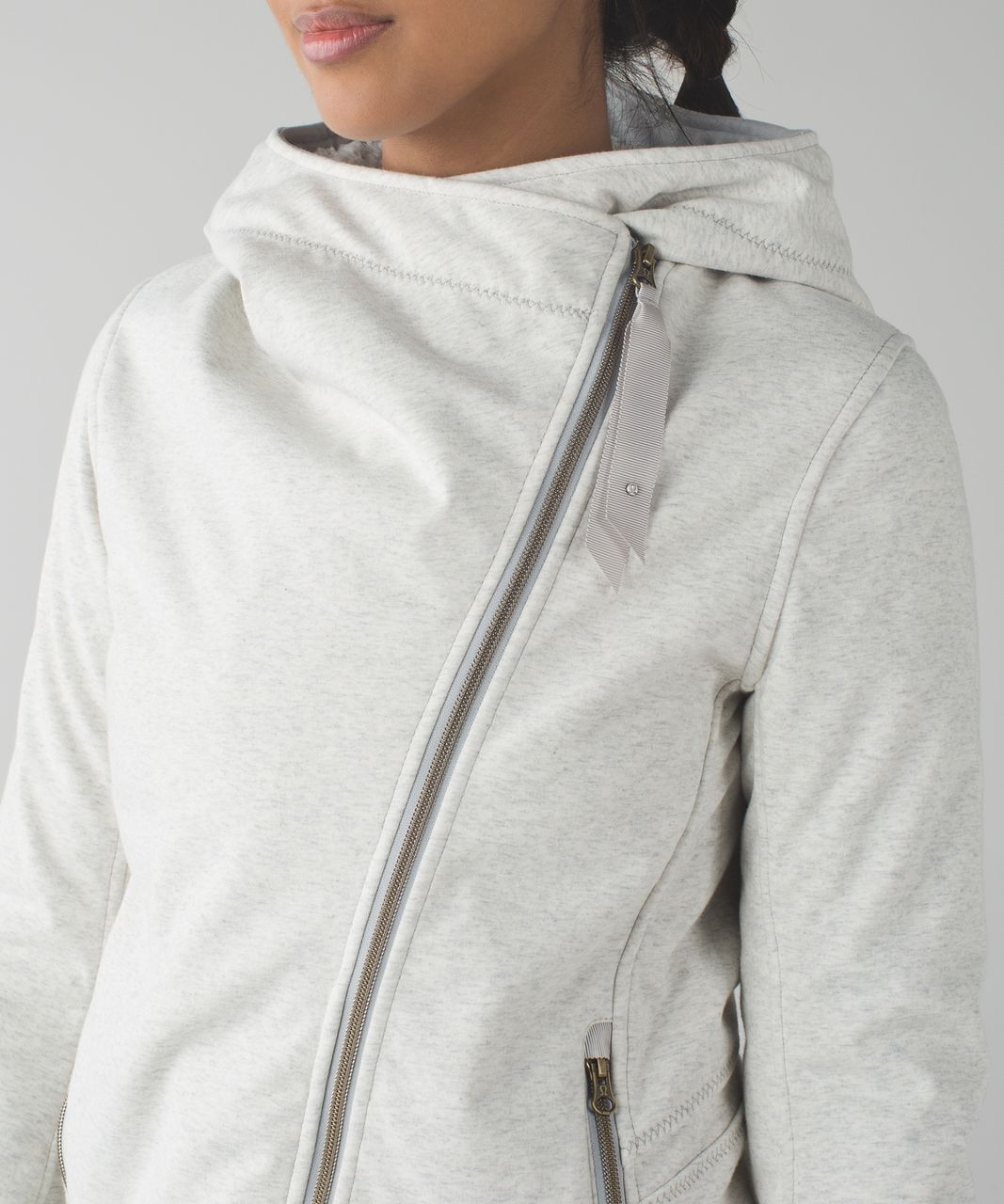 Lululemon Cozy Up Buttercup Jacket - Heathered Silver Spoon