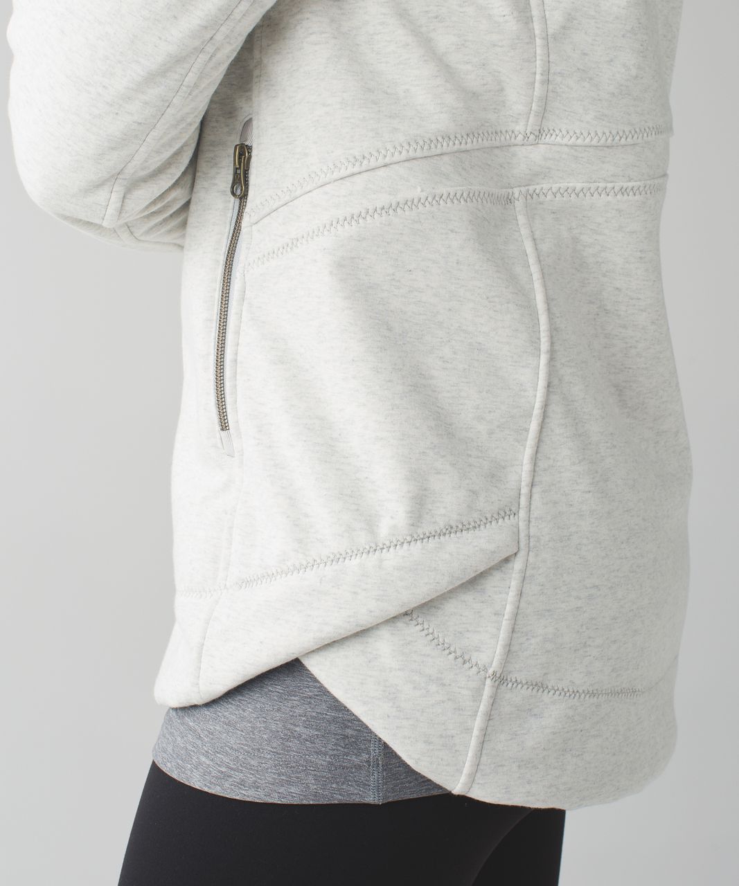 Lululemon Cozy Up Buttercup Jacket - Heathered Silver Spoon