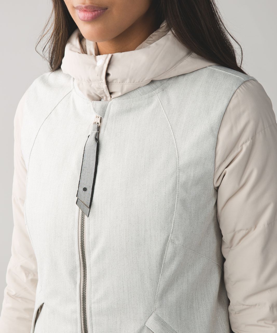 Lululemon Chilly Bomber - Sand Dune / Heathered Ghost