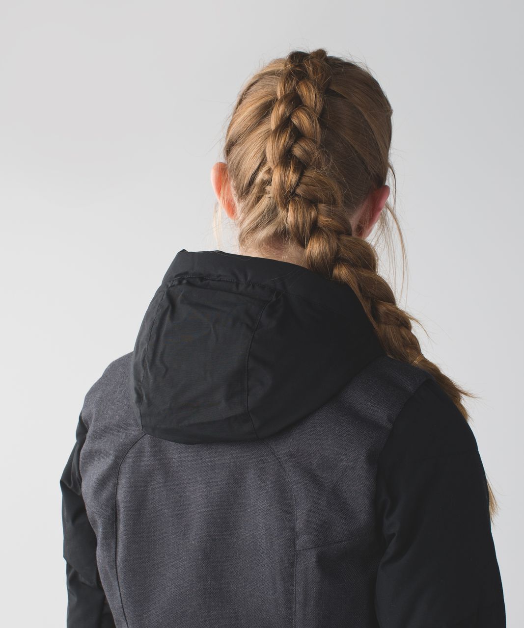 Lululemon Chilly Bomber - Black / Heathered Deep Coal