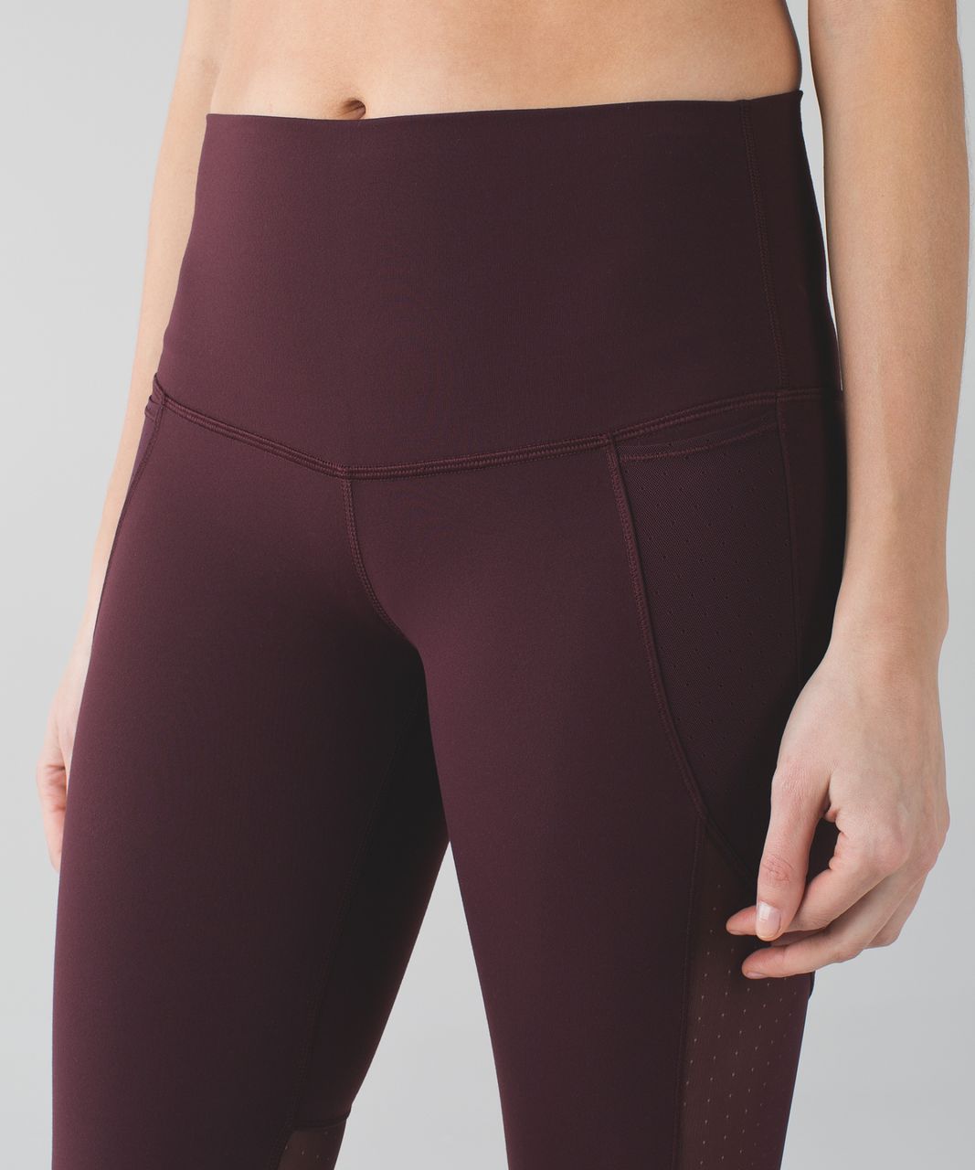 Lululemon Barre Star Pant *Full-On Luon - Bordeaux Drama