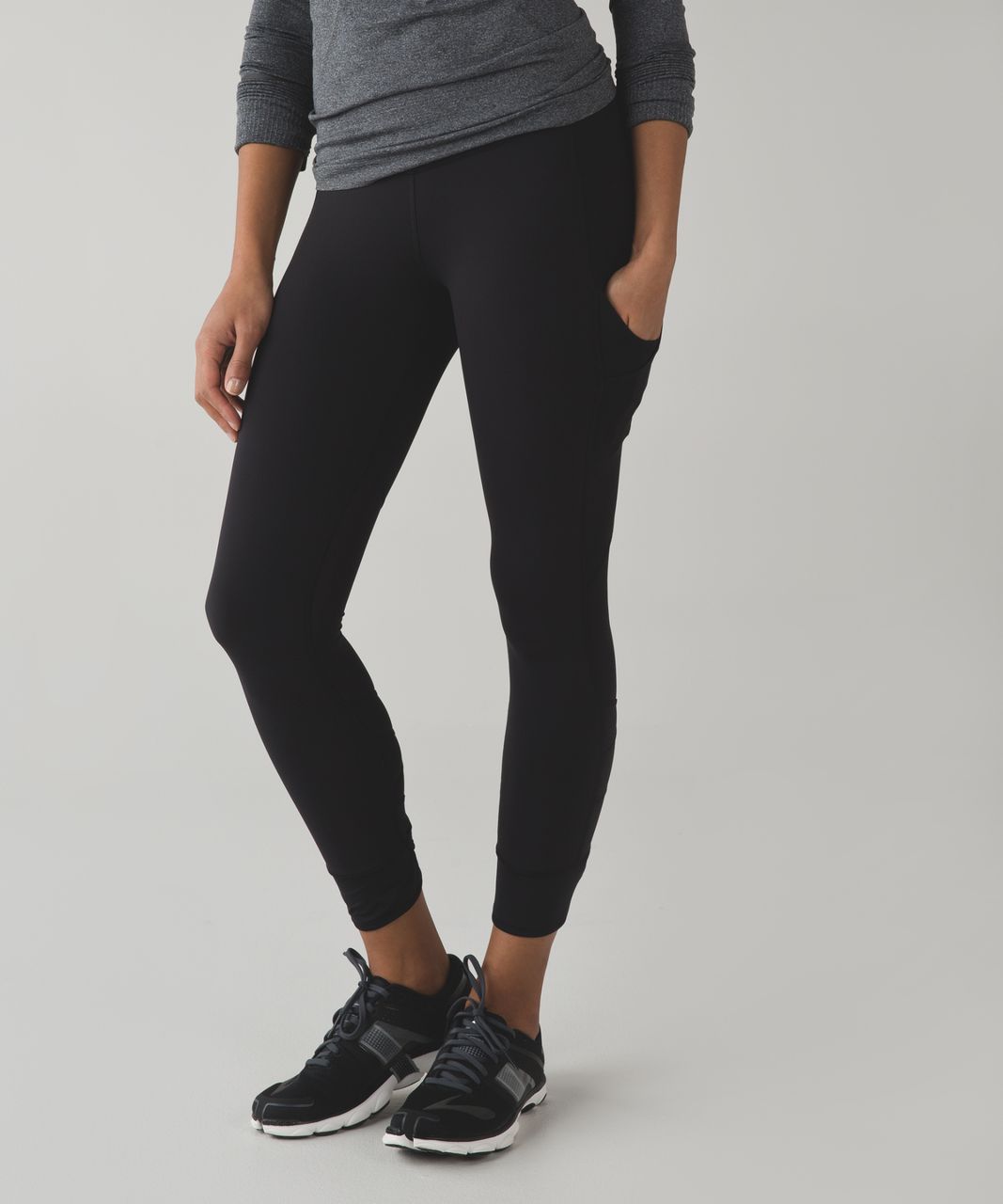 Lululemon Fresh Mesh Run Crop - Black