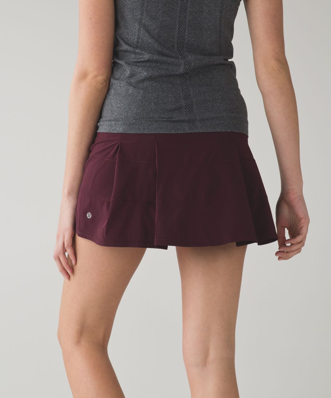 Lululemon Pace Rival Skirt II (Tall) *4-way Stretch - Bordeaux Drama / Space Dye Twist Naval Blue Very Light Flare