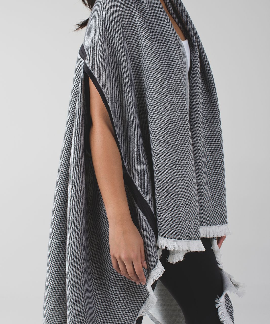 Lululemon Wool-Blend Square Scarf - Graphite Grey - lulu fanatics