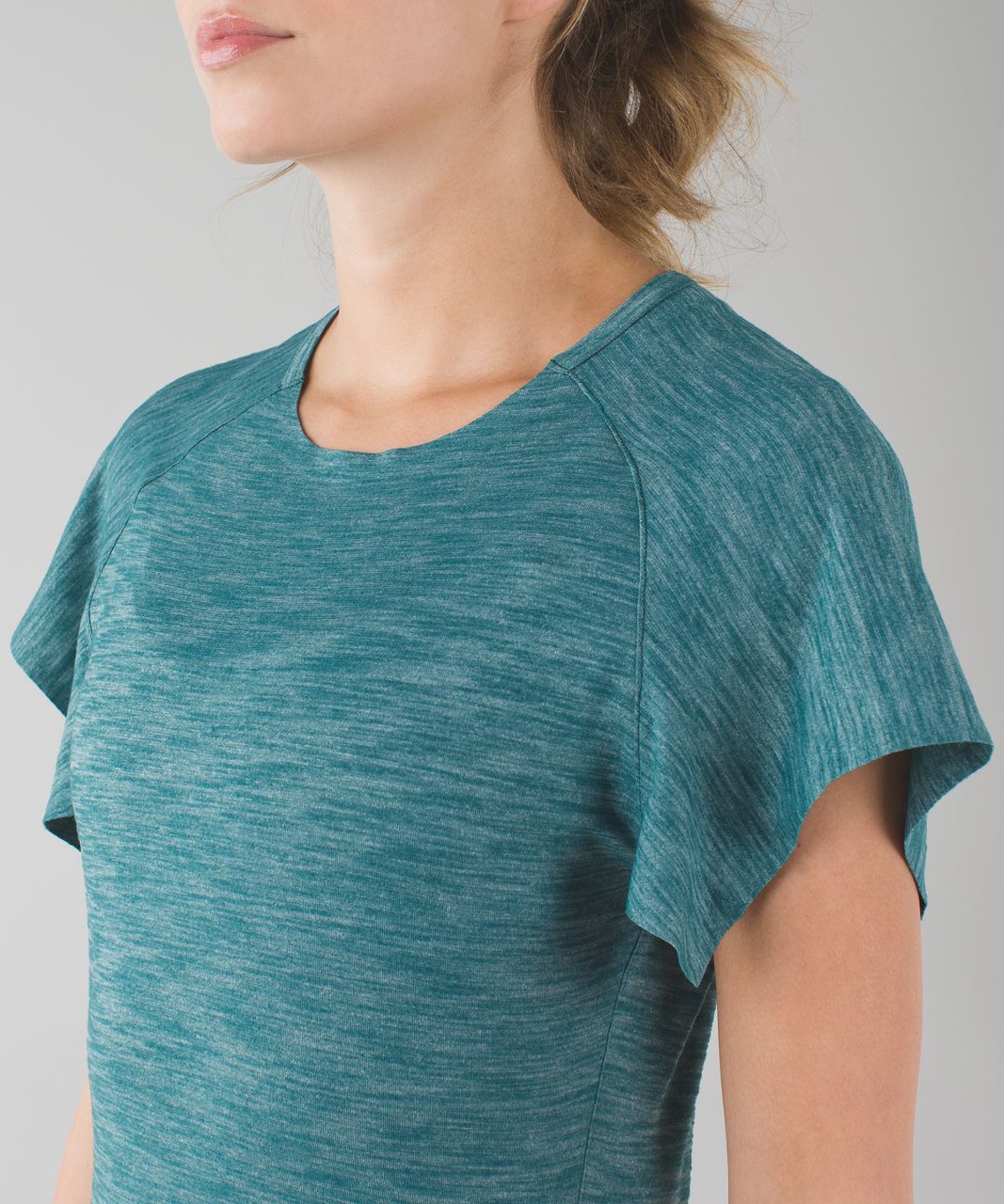 Lululemon &go Take-Off Tee - Heathered Forage Teal