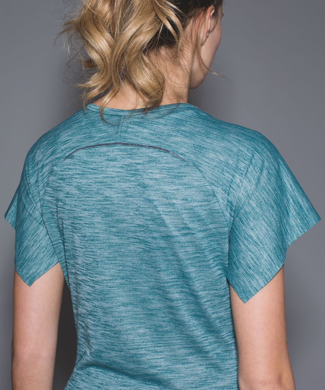 Lululemon &go Take-Off Tee - Heathered Forage Teal