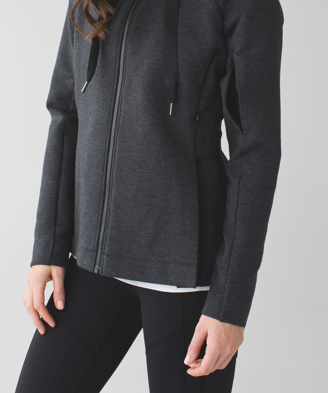 Lululemon &go Skyline Jacket - Heathered Black / Black